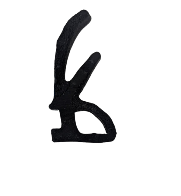 Main product image showing the full 5-meter black rubber gasket coiled or laid out, displaying the gasket's profile and cross-sectional shape against a clean white background